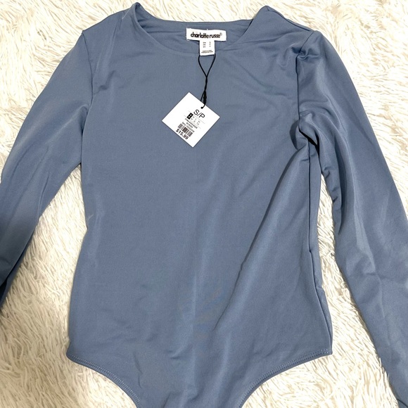 Charlotte Russe Tops - 💙NWT blue bodysuit NWT💙